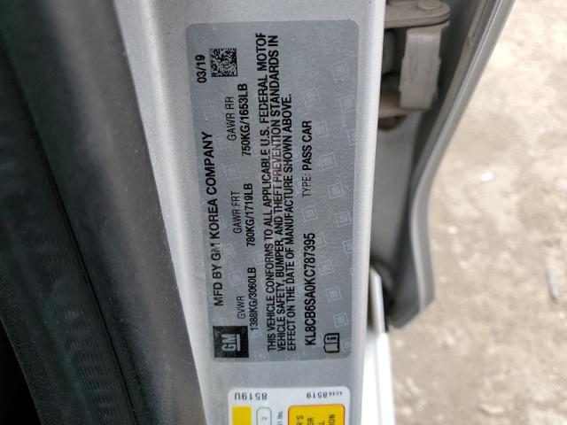2019 CHEVROLET SPARK LS - KL8CB6SA0KC787395