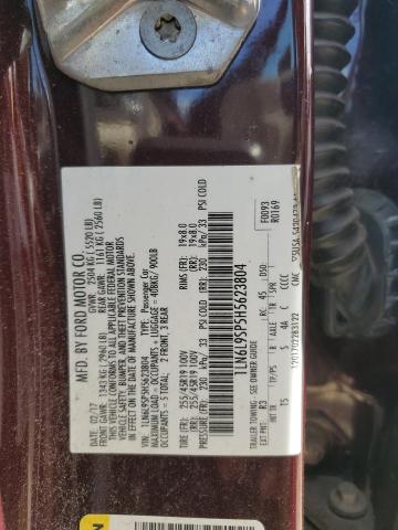 2017 LINCOLN CONTINENTA 1LN6L9SP5H5623804