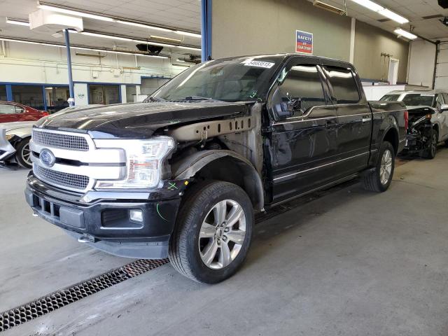 FORD F150 SUPER 2018 black  diesel 1FTFW1E19JFD30055 photo #1
