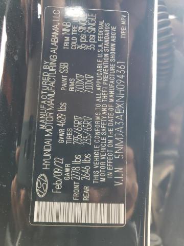 2022 HYUNDAI TUCSON SE - 5NMJA3AEXNH094361
