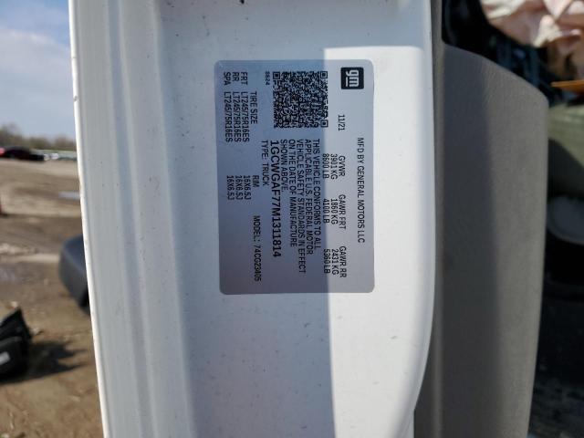 2021 CHEVROLET EXPRESS G2 - 1GCWGAF77M1311814