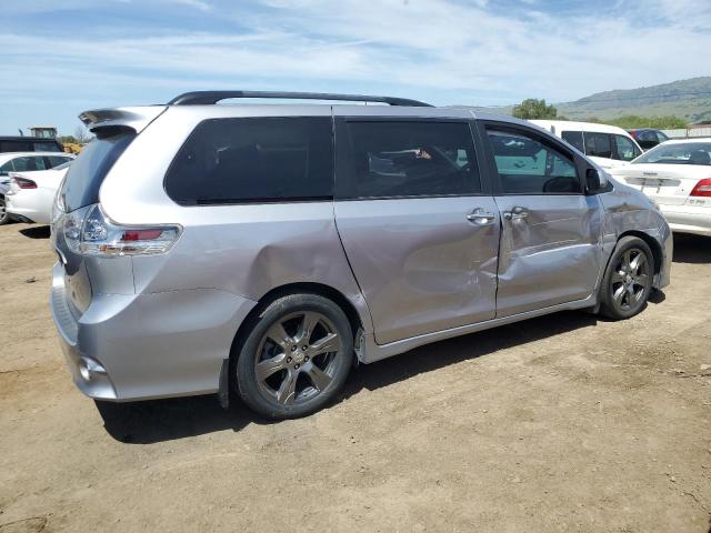 Vin: 5tdxz3dc1hs779282, lot: 54265745, toyota sienna se 20173