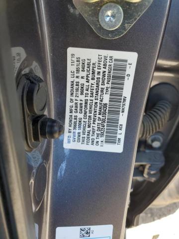 2020 HONDA INSIGHT EX 19XZE4F50LE004306