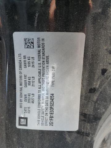 2015 CHEVROLET CAMARO LS - 2G1FB1E30F9234854