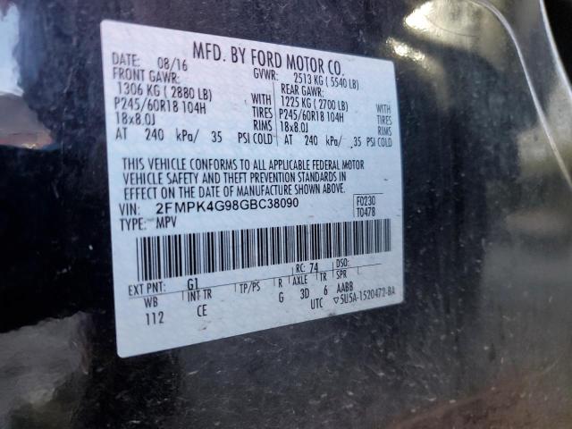 2016 FORD EDGE SE - 2FMPK4G98GBC38090