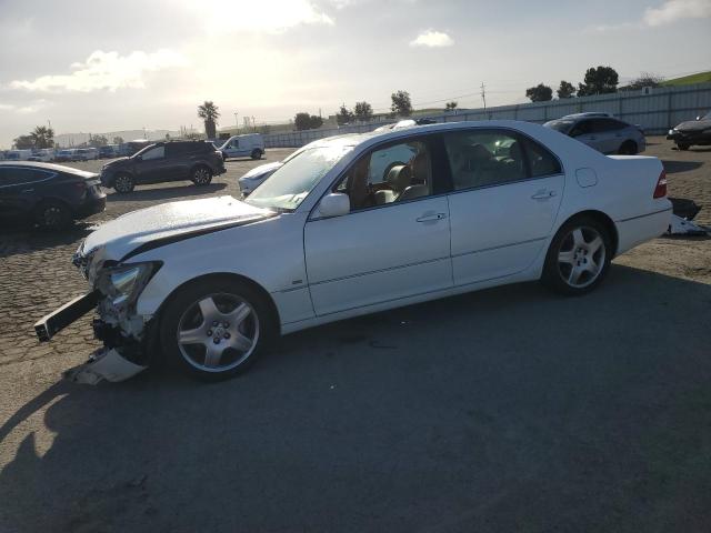 LEXUS LS 430 2004 white  gas JTHBN36F740171842 photo #1
