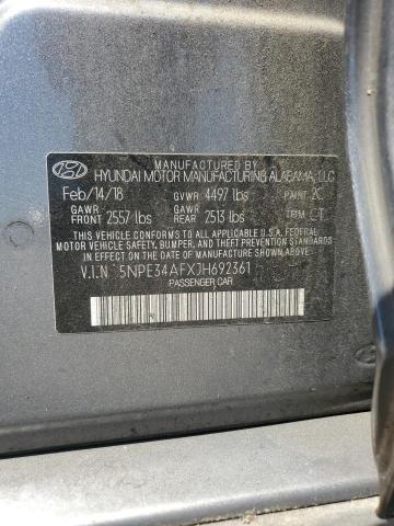 2018 HYUNDAI SONATA SPO - 5NPE34AFXJH692361