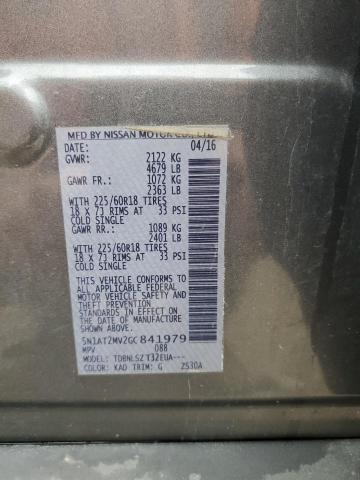 2016 NISSAN ROGUE S - 5N1AT2MV2GC841979