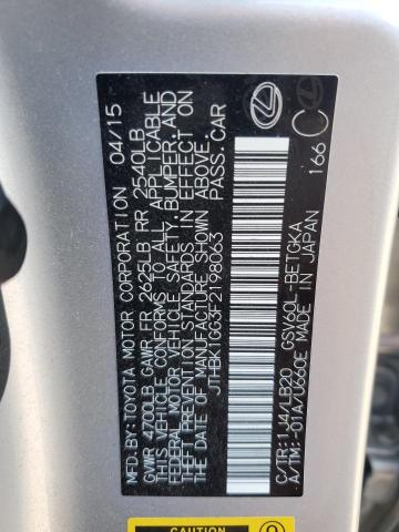 2015 LEXUS ES 350 - JTHBK1GG3F2198063