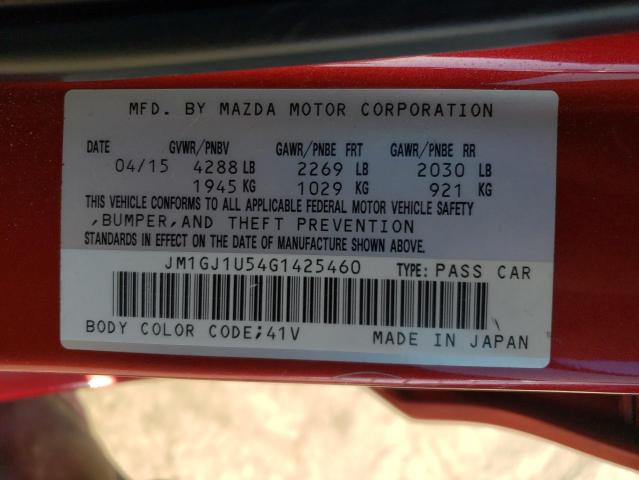 2016 MAZDA 6 SPORT - JM1GJ1U54G1425460