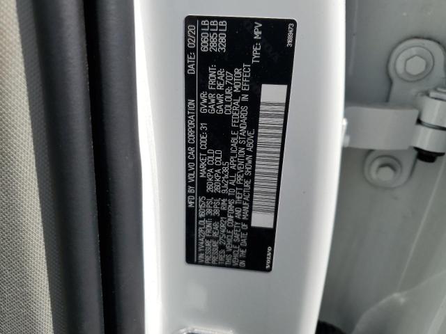2020 VOLVO XC90 T6 IN YV4A22PL0L1601575