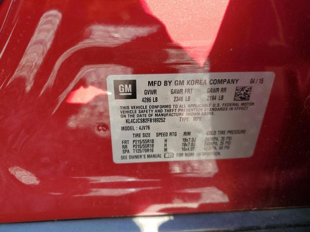 2015 BUICK ENCORE - KL4CJCSB2FB189252
