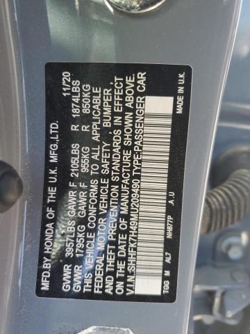 2021 HONDA CIVIC SPOR - SHHFK7H49MU209490