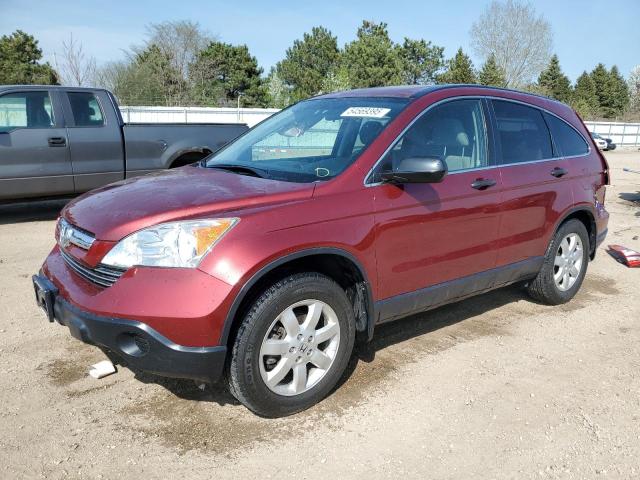 HONDA CR-V EX 2008 red  gas JHLRE485X8C021192 photo #1