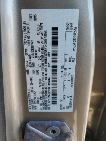 2015 LINCOLN MKC 5LMTJ2AH0FUJ19784