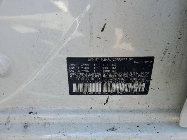 2020 SUBARU IMPREZA SP 4S3GKAM60L3604437