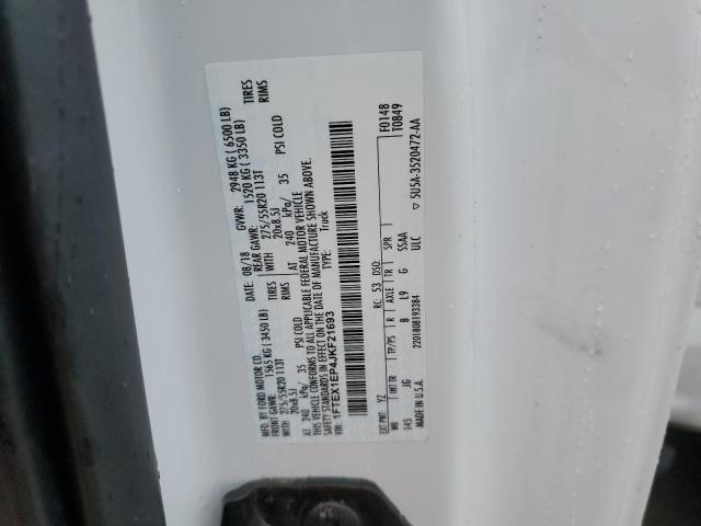 2018 FORD F150 SUPER - 1FTEX1EP4JKF21693