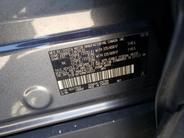2021 TOYOTA RAV4 LE - 2T3F1RFV0MW146933