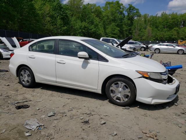 Vin: jhmfb4f34cs010616, lot: 55110275, honda civic hybrid l 20124