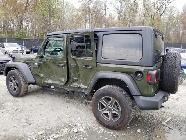 Vin: 1c4hjxdg0mw687032, lot: 52653385, jeep wrangler sport 20212