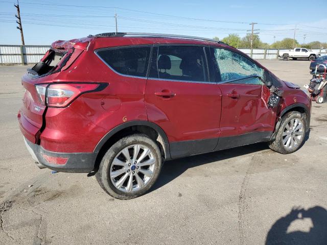 Vin: 1fmcu9j94hua65033, lot: 52047225, ford escape titanium 20173