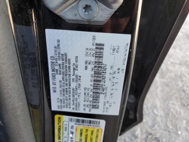 2019 FORD FUSION SE - 3FA6P0LU3KR183097