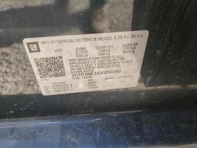 2018 GMC SIERRA C15 - 3GTP1NEJ4JG241082
