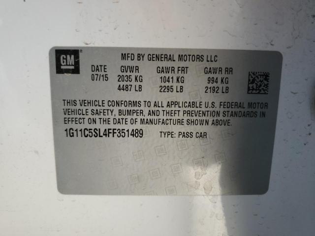 2015 CHEVROLET MALIBU 1LT - 1G11C5SL4FF351489