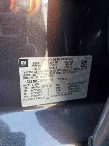 2015 GMC YUKON SLT - 1GKS1BKC3FR521974
