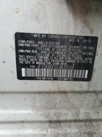 2020 SUBARU FORESTER JF2SKADC6LH410144