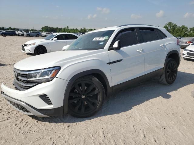 VOLKSWAGEN ATLAS CROS 2022 white  gas 1V2WE2CA2NC205111 photo #1