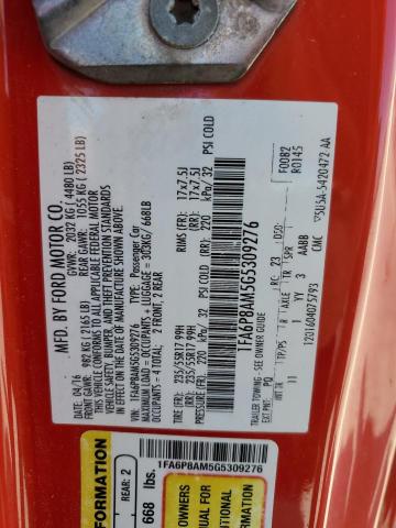 2016 FORD MUSTANG - 1FA6P8AM5G5309276