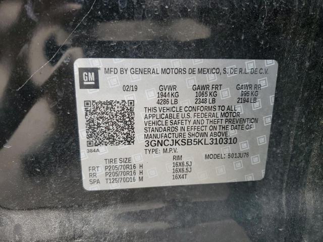 2019 CHEVROLET TRAX LS - 3GNCJKSB5KL310310