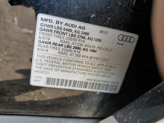 2021 AUDI Q5 PREMIUM - WA1BAAFY8M2105236