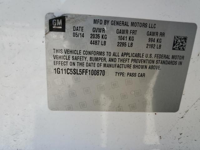 2015 CHEVROLET MALIBU 1LT - 1G11C5SL5FF100870