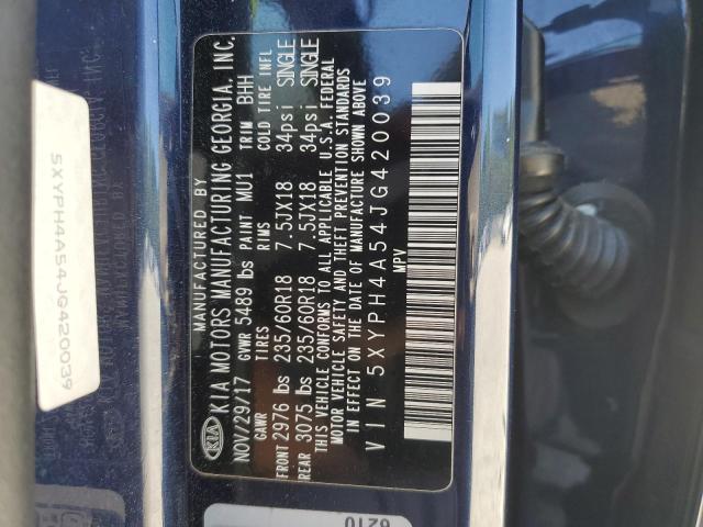 2018 KIA SORENTO EX - 5XYPH4A54JG420039