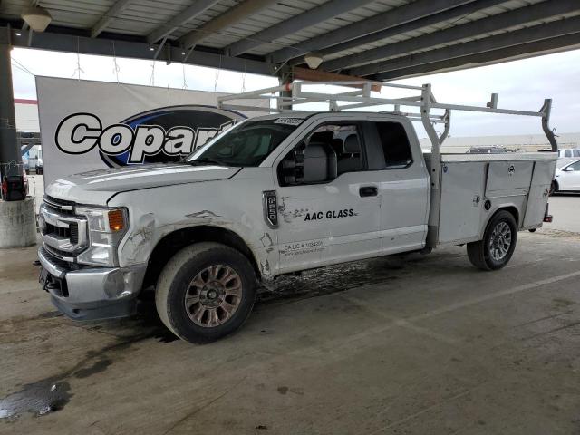 FORD F250 SUPER 2021 white  gas 1FD7X2A6XMEC76196 photo #4