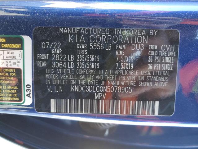 2022 KIA EV6 LIGHT KNDC3DLC0N5078905
