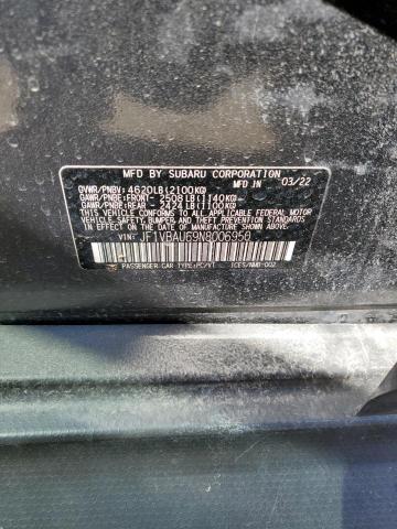 2022 SUBARU WRX GT JF1VBAU69N8006950