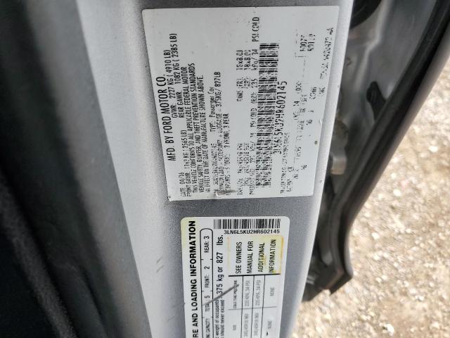2017 LINCOLN MKZ HYBRID - 3LN6L5KU2HR602145