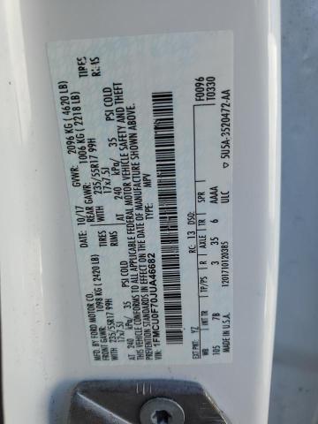 2018 FORD ESCAPE S - 1FMCU0F70JUA46682