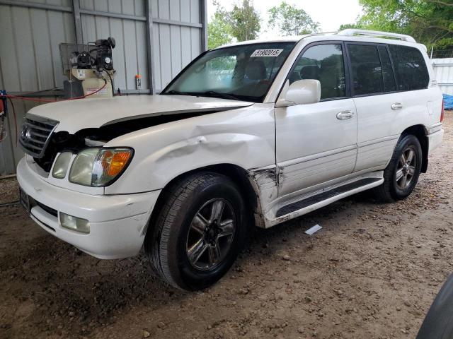 LEXUS LX 470 2006 white  gas JTJHT00W564018281 photo #1