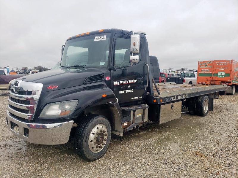 HINO 258/268 2019 black  diesel 5PVNJ8JNXK4S53463 photo #3