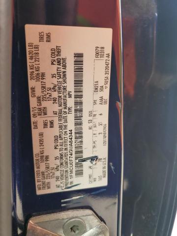 2016 FORD ESCAPE S - 1FMCU0F74GUA84344