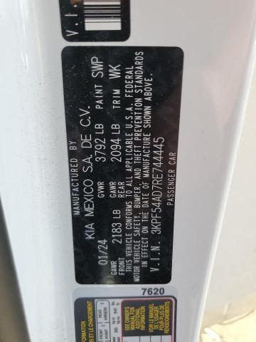 2024 KIA FORTE GT L - 3KPF54AD7RE744445