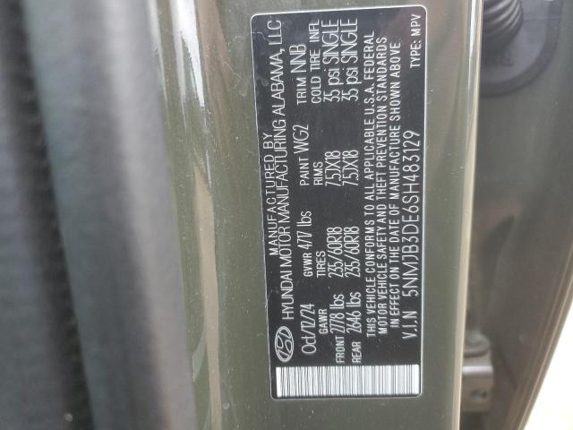 2025 HYUNDAI TUCSON SEL - 5NMJB3DE6SH483129