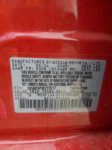 2016 NISSAN SENTRA S - 3N1AB7AP3GY270717