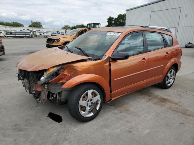 PONTIAC VIBE 2004 orange  gas 5Y2SL62824Z418583 photo #1
