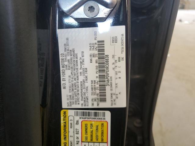 2017 FORD FUSION SPO - 3FA6P0VPXHR308838