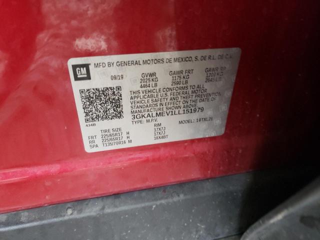 2020 GMC TERRAIN SL - 3GKALMEV1LL151979
